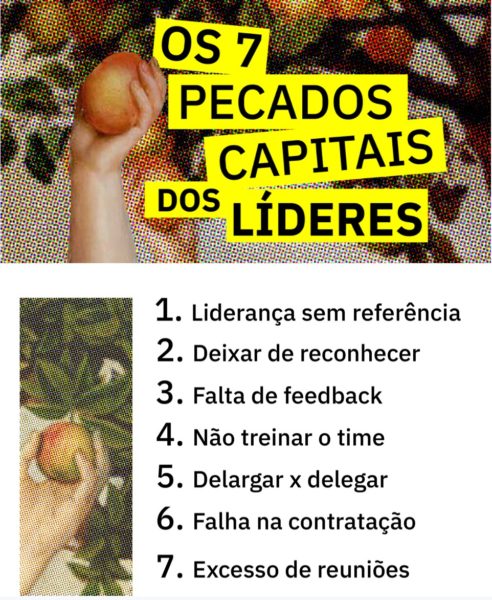 Os 7 pecados capitais dos líderes